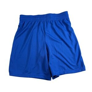 DSG Girls XL 16 Basketball Short‎ Blue Mesh Athletic Performance Gym Lose Fit